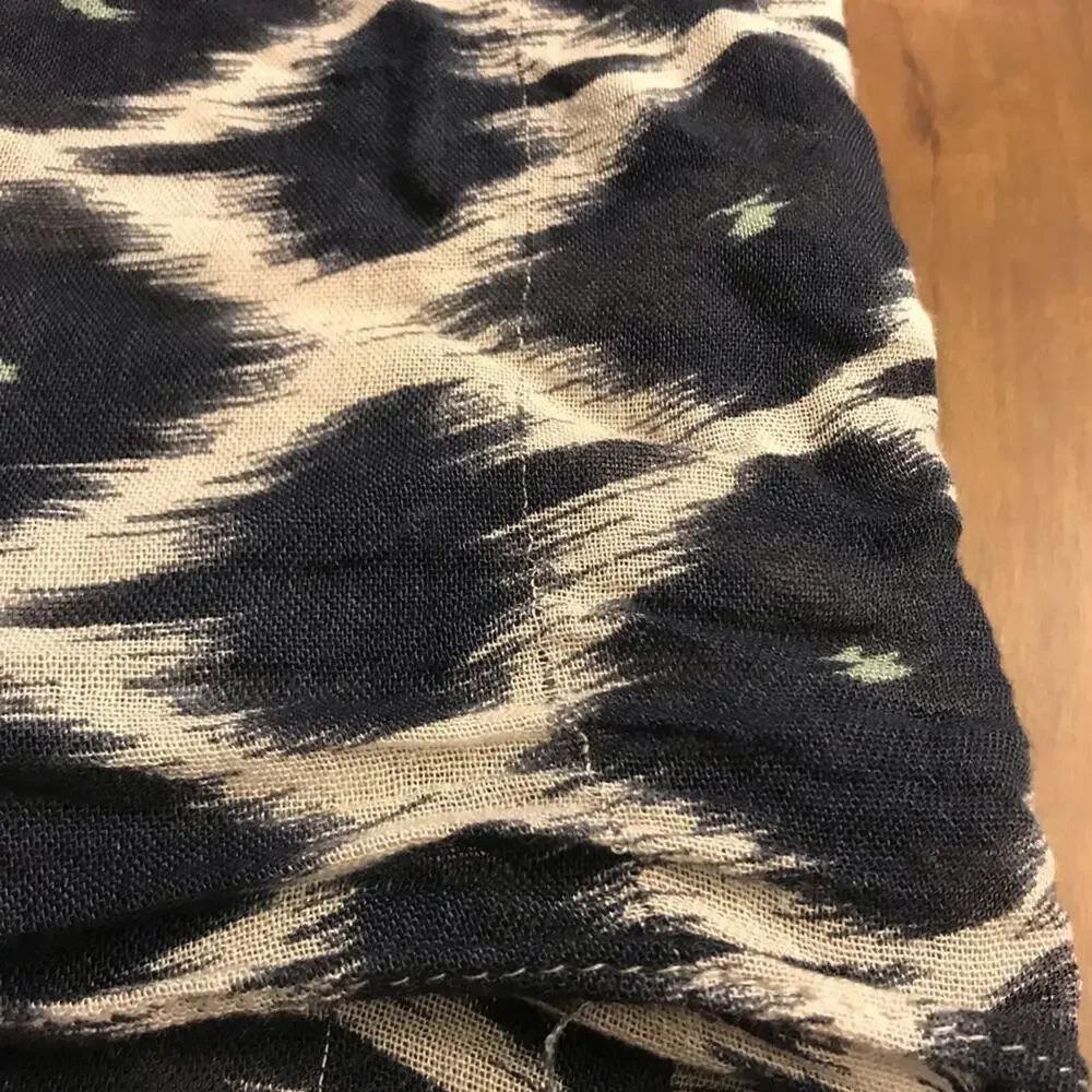 Navy Blue Diamond Boho Scarf